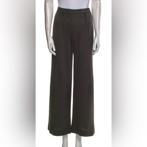 Missoni Black Knit Crochet Dart/Seam Embellished Trousers/Pants Size IT 48/US XL